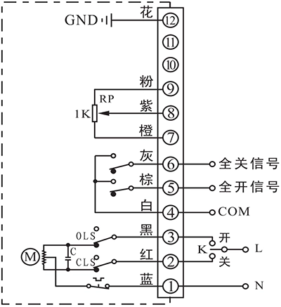 DCL Hua Yi actuator D-type interface diagram