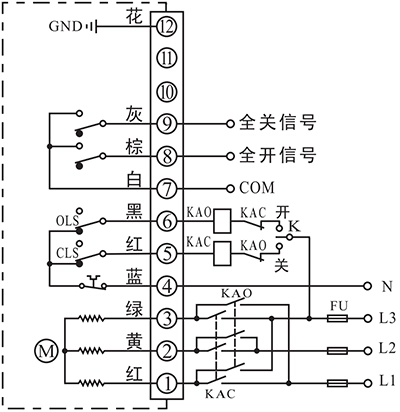 DCL Hua Yi actuator H-type interface diagram