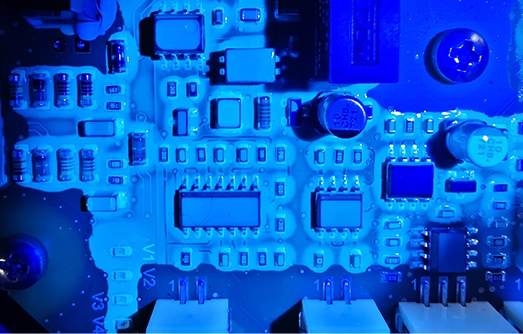 Avoid ionic migration short circuits by using triple-proof paint