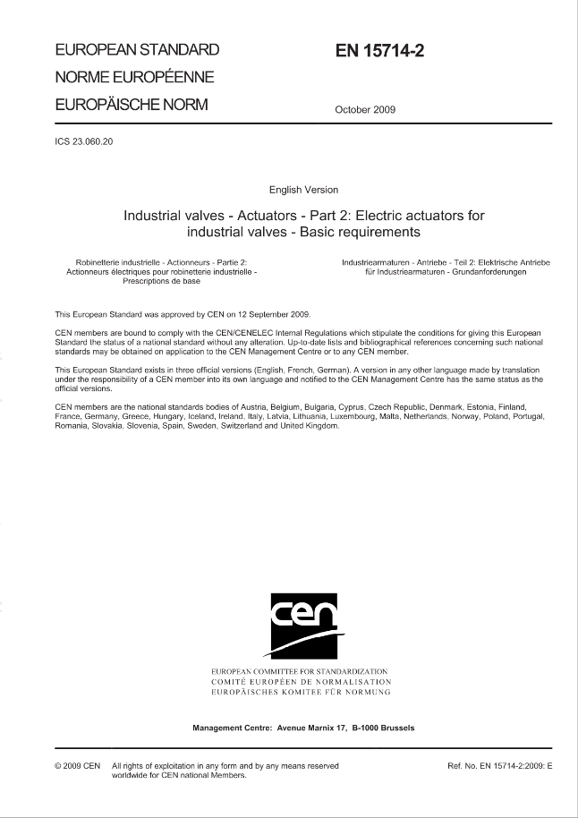 Classification of electric actuator control mode (duty)